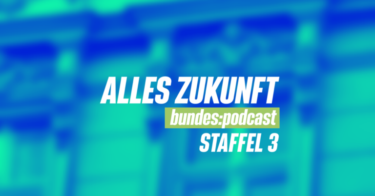 Dritte Staffel von Alles Zukunft I bundes:podcast startet am 16. September